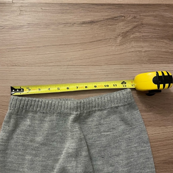 Gray Knit Midi Skirt, Medium - Picture 4 of 6